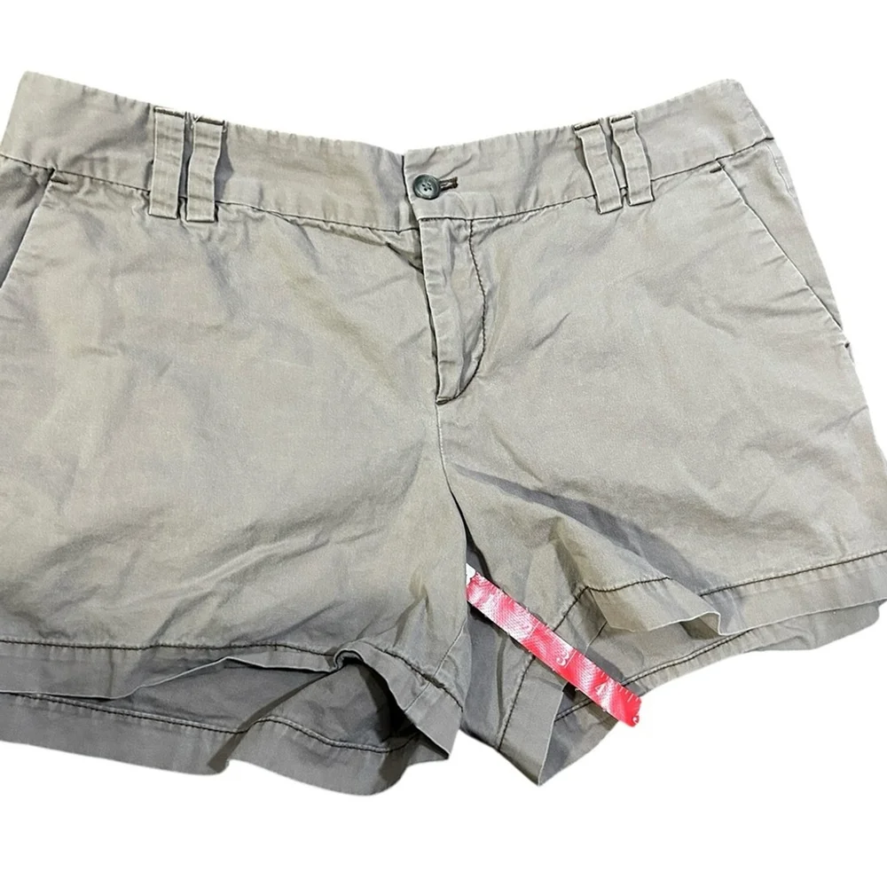 LOFT Tan Bermuda Shorts Classic Cotton Blend 10